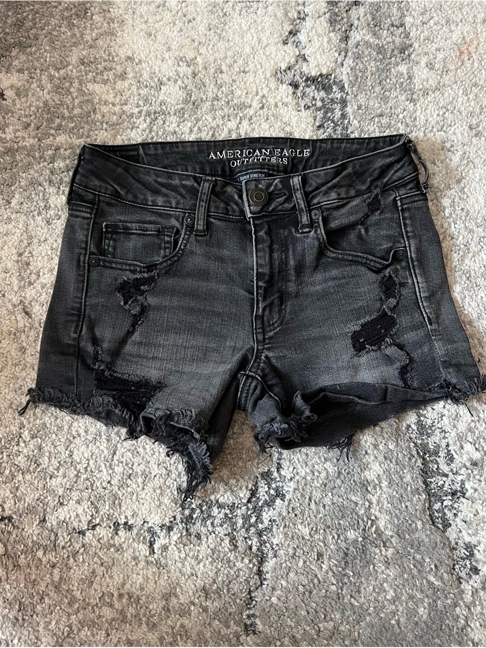 Y2K american eagle women’s jean shorts | size 6